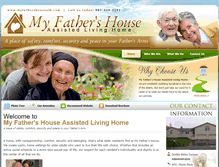 Tablet Screenshot of myfathershousealh.com